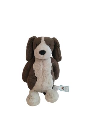 NWT Jellycat Original Bashful Fudge Puppy Retired Medium Sized Soft Plush Lovey